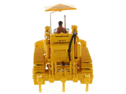 CAT Caterpillar 977D Traxcavator Yellow with Operator "Vintage Series" 1/50 Diecast Model by Diecast Masters Miniature Motors Default Title Default Title-