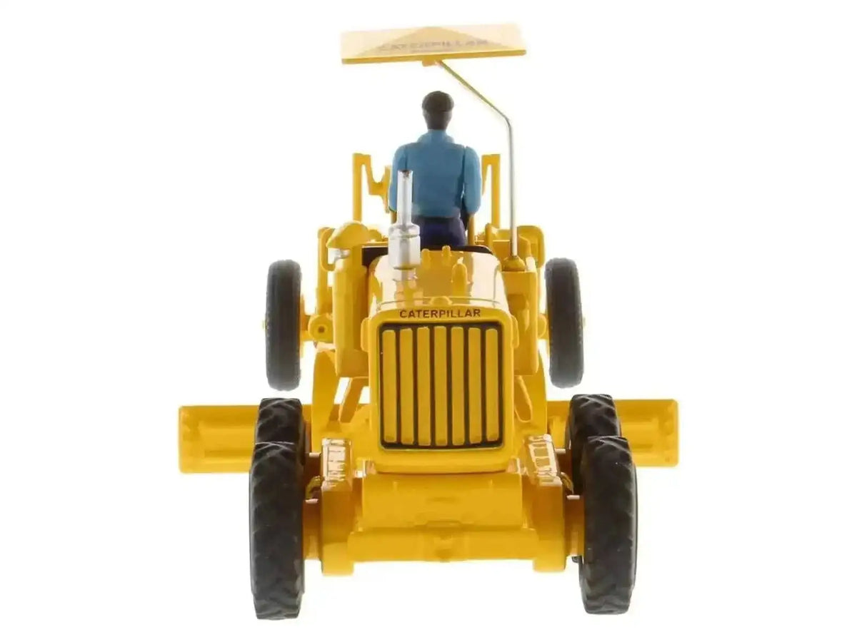 CAT Caterpillar No.12 Motor Grader Yellow with Operator "Vintage Series" 1/50 Diecast Model by Diecast Masters Cartsfy Inc.