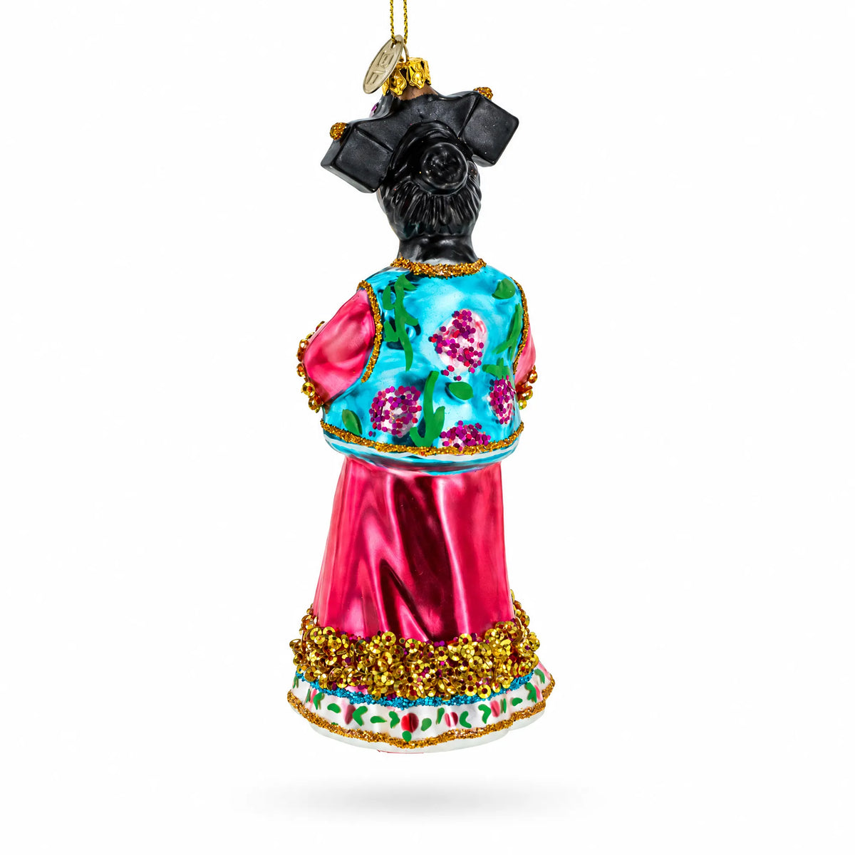 Chinese Empress Glass Christmas Ornament