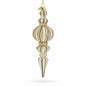 Vintage-Inspired Finial Glass Christmas Ornament