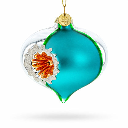 Retro Red Onion Vintage-Inspired Glass Christmas Ornament