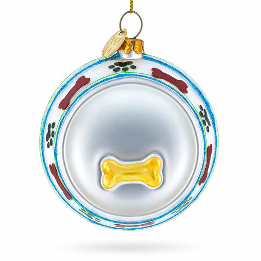 Bowl White Bone Glass Christmas Ornament BestPysanky Default Title Default Title-