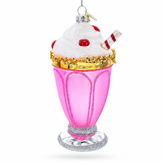 Pink Glass Shake Glass Christmas Ornament BestPysanky Default Title Default Title-