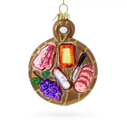 Charcuterie Board Glass Christmas Ornament Cartsfy Inc.