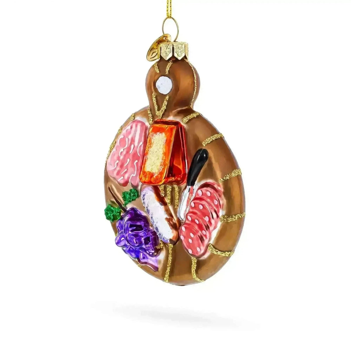 Charcuterie Board Glass Christmas Ornament Cartsfy Inc.