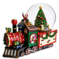 Children Riding Train Musical Christmas Water Snow Globe Cartsfy Inc.