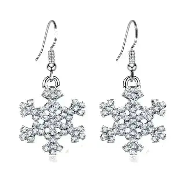 Christmas Ear Decor Hooks Creative Ladies Holiday Earrings Cartsfy Inc.