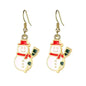 Christmas Ear Decor Hooks Creative Ladies Holiday Earrings Cartsfy Inc.