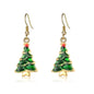 Christmas Ear Decor Hooks Creative Ladies Holiday Earrings