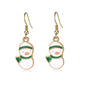 Christmas Ear Decor Hooks Creative Ladies Holiday Earrings