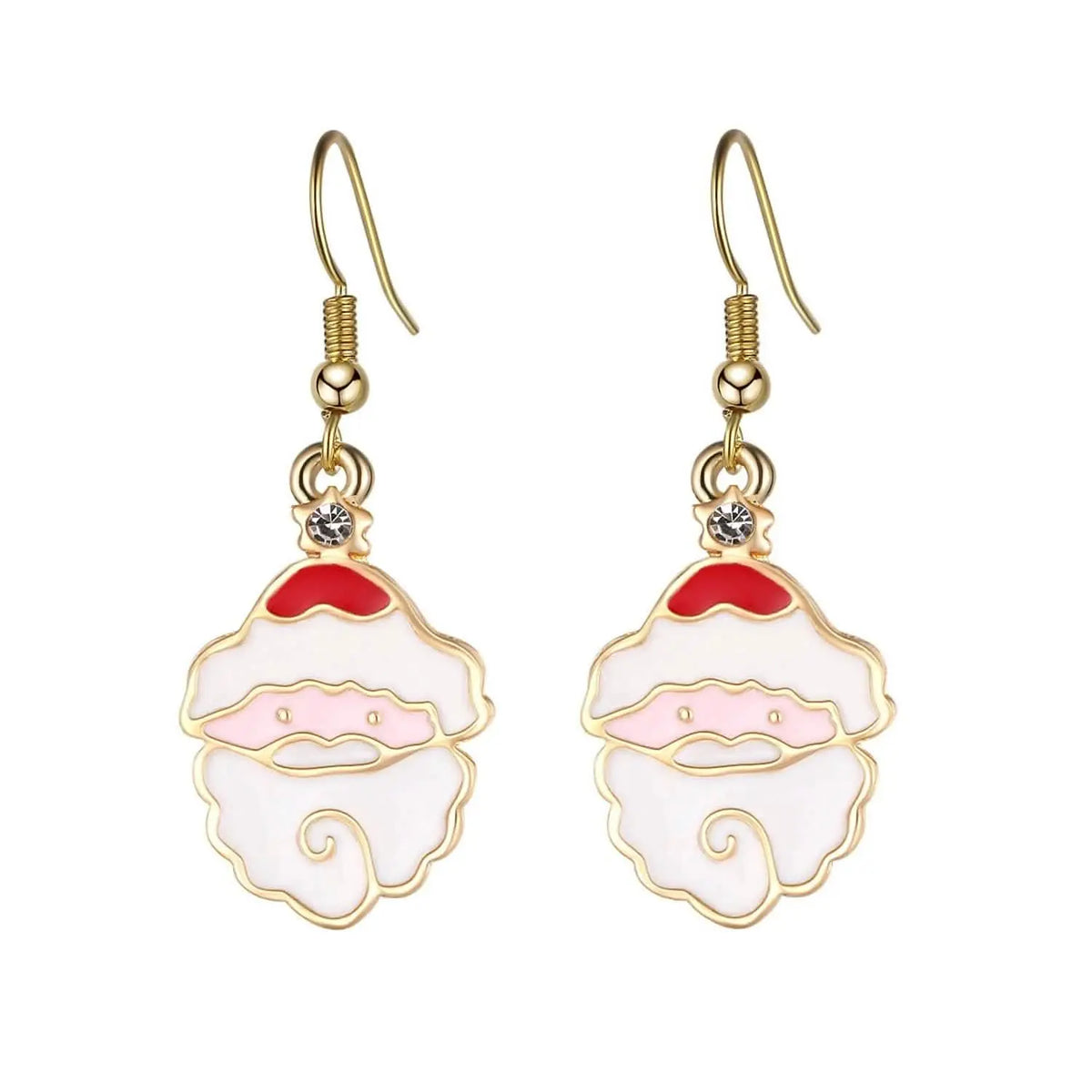 Christmas Ear Decor Hooks Creative Ladies Holiday Earrings