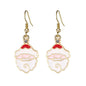 Christmas Ear Decor Hooks Creative Ladies Holiday Earrings