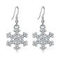 Christmas Ear Decor Hooks Creative Ladies Holiday Earrings