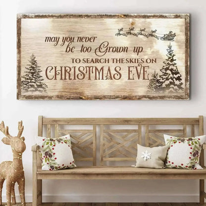 Christmas Eve Farmhouse Sign Cartsfy Inc.
