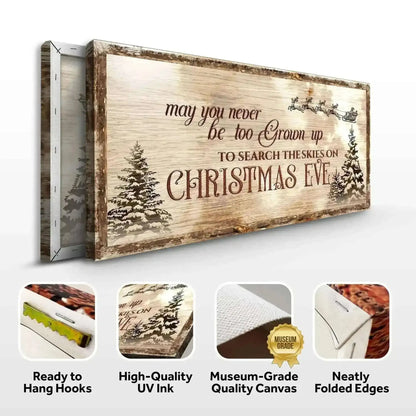 Christmas Eve Farmhouse Sign Cartsfy Inc.