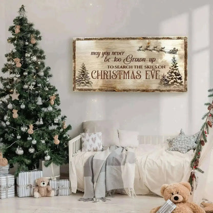 Christmas Eve Farmhouse Sign Cartsfy Inc.