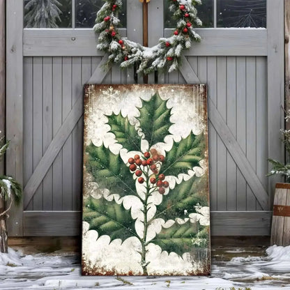 Christmas Holly Wall Art Cartsfy Inc.