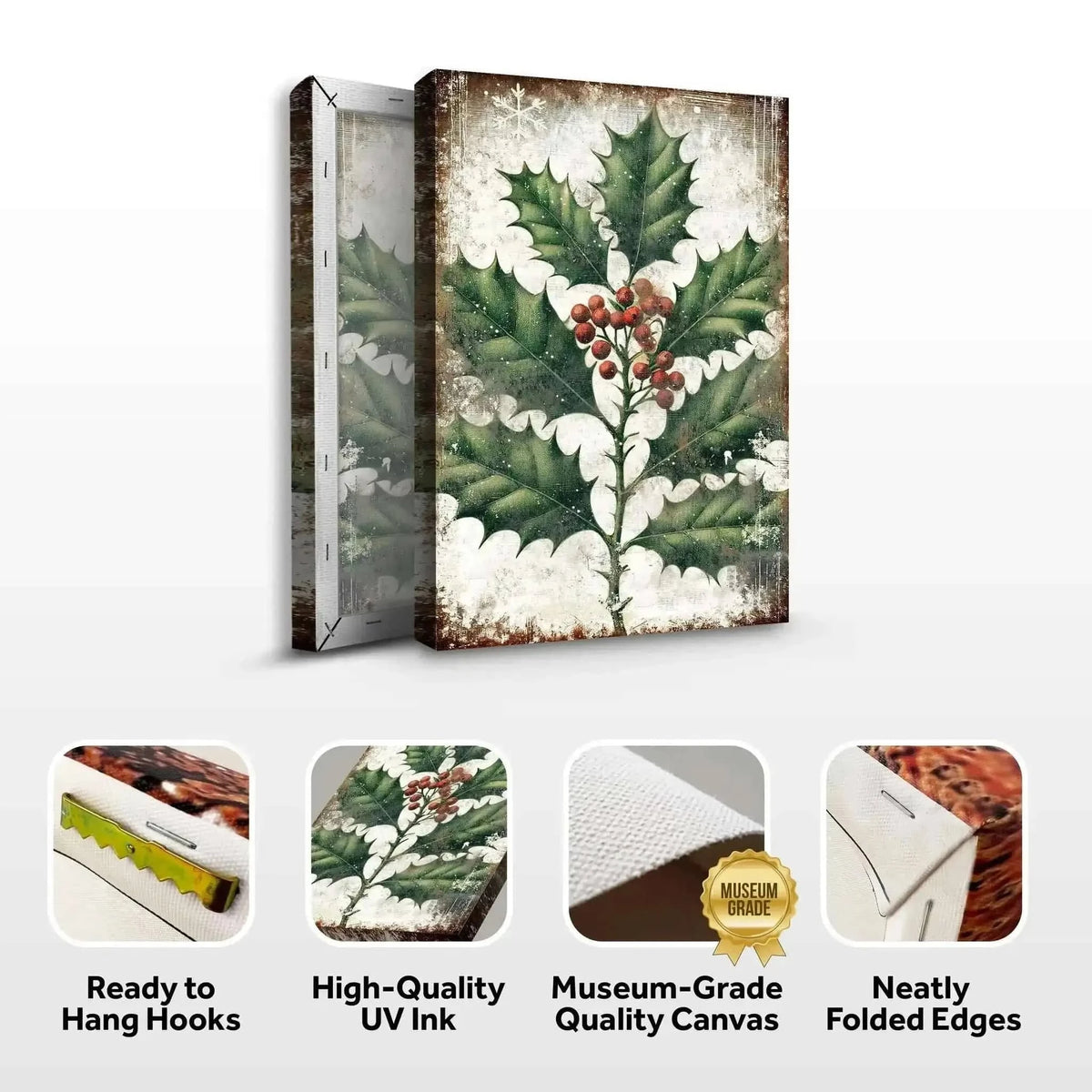 Christmas Holly Wall Art Cartsfy Inc.
