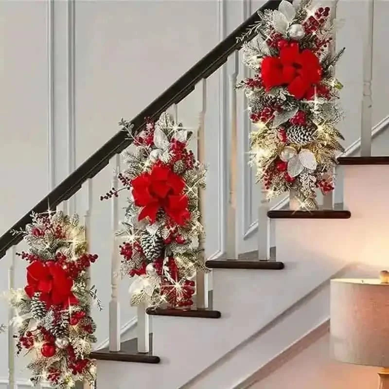 Christmas Lighted Swags Christmas Wreaths Cartsfy Inc.