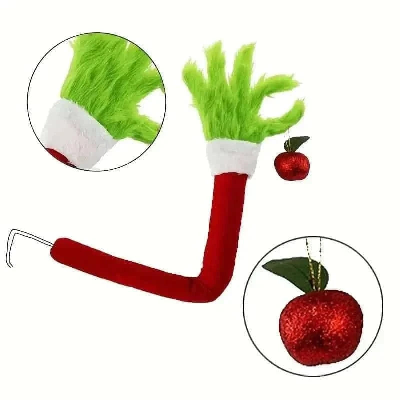 Christmas Poseable Bendable Grinch Furry Elf Decorations Cartsfy Inc.