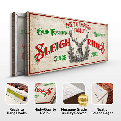 Christmas Reindeer Sign Tailored Canvases 20x10 inch Medium Premium Gallery Wrapped 48x24 inch Large Premium Gallery Wrapped 60x30 inch Extra Large Premium Gallery Wrapped 20x10 inch Medium Premium Gallery Wrapped-48x24 inch Large Premium Gallery Wrapped-60x30 inch Extra Large Premium Gallery Wrapped-