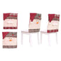 Christmas Santa Claus Snowman Chair Cover Cartsfy Inc.