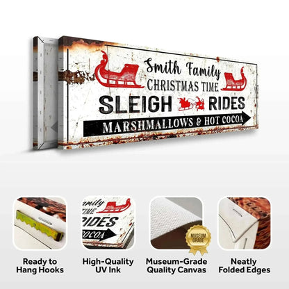 Christmas Sleigh Rides Sign Cartsfy Inc.