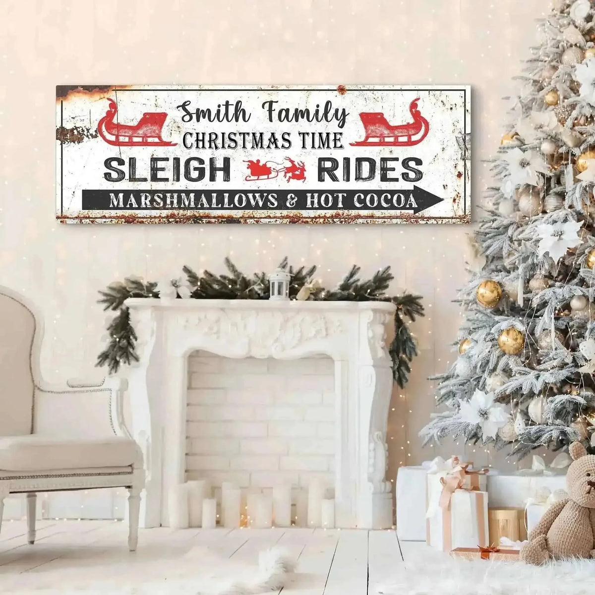 Christmas Sleigh Rides Sign Cartsfy Inc.