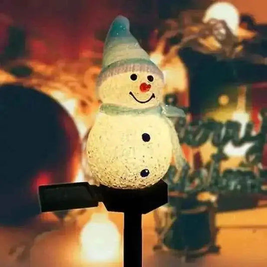 Christmas Snowman Light Solar