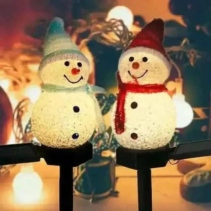 Christmas Snowman Light Solar