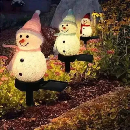 Christmas Snowman Light Solar