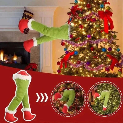 Christmas Thief Stole Burlap Pose Cartsfy Inc.