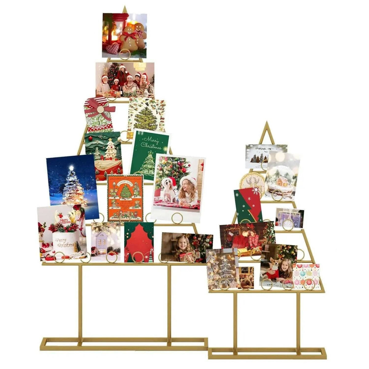 Christmas Tree Photo Holder with 36 Clips - 2 Pack Set DirectDeals Default Title Default Title-