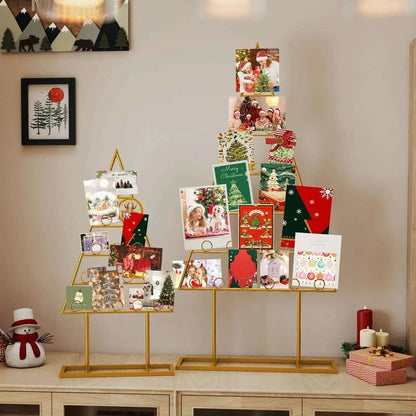 Christmas Tree Photo Holder with 36 Clips - 2 Pack Set DirectDeals Default Title Default Title-