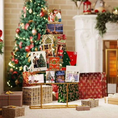 Christmas Tree Photo Holder with 36 Clips - 2 Pack Set DirectDeals Default Title Default Title-