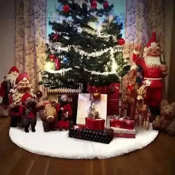 Christmas Tree Skirt Plush Lovely Decorations Cartsfy Inc.