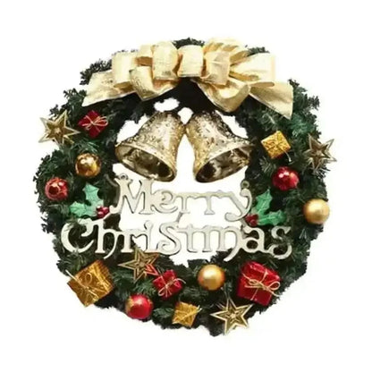 Christmas Xmas Wreath Home Door Wall Ornament Garland Bowknot Party Decoration Cartsfy Inc.