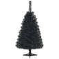 36 Inch Unlit Artificial Christmas Mini Tree with Plastic Stand-Green