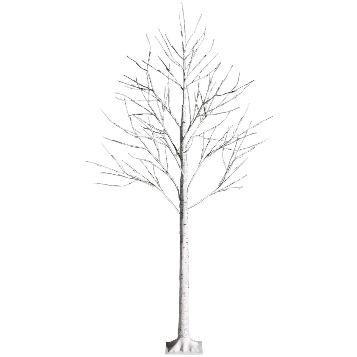 Pre-lit White Twig Birch Tree for Christmas Holiday with LED Lights