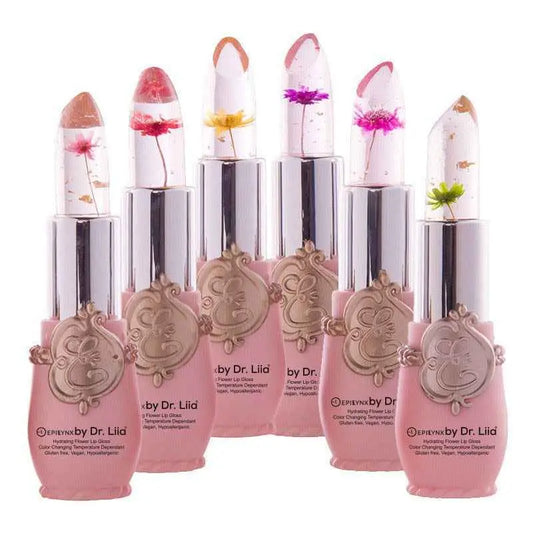 Color-Changing Flower Lip Gloss – Vegan, Gluten-Free, Hydrating Lip Balm Cartsfy Inc.