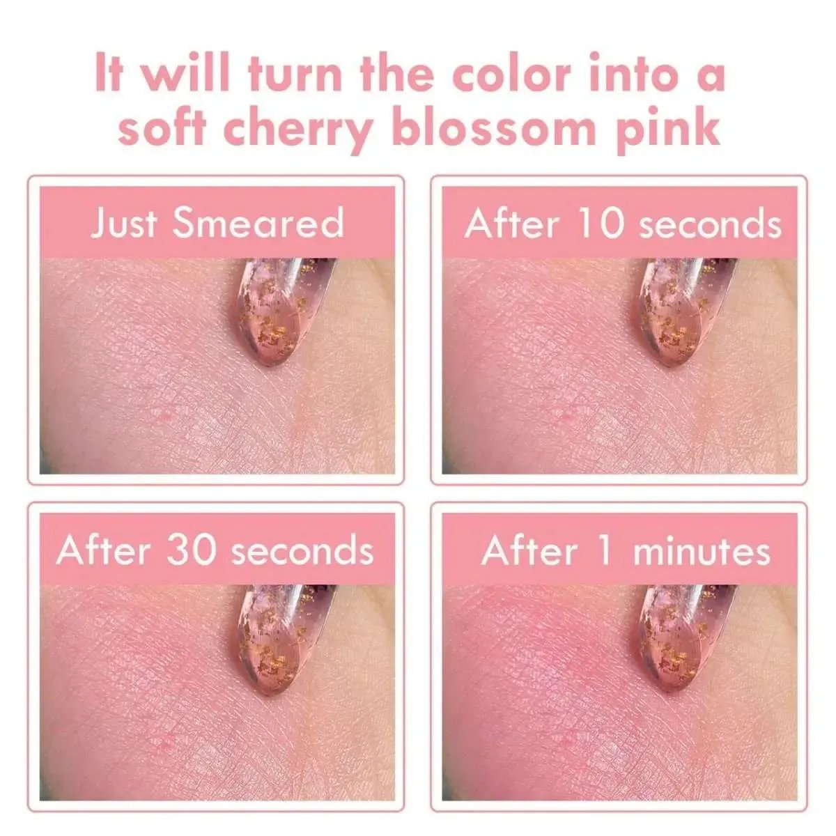 Color-Changing Flower Lip Gloss – Vegan, Gluten-Free, Hydrating Lip Balm EpiLynx pink flower #1 rose flower #2 red flower #3 pink flower #1-rose flower #2-red flower #3-yellow flower #4-green flower #5-purple flower #6-