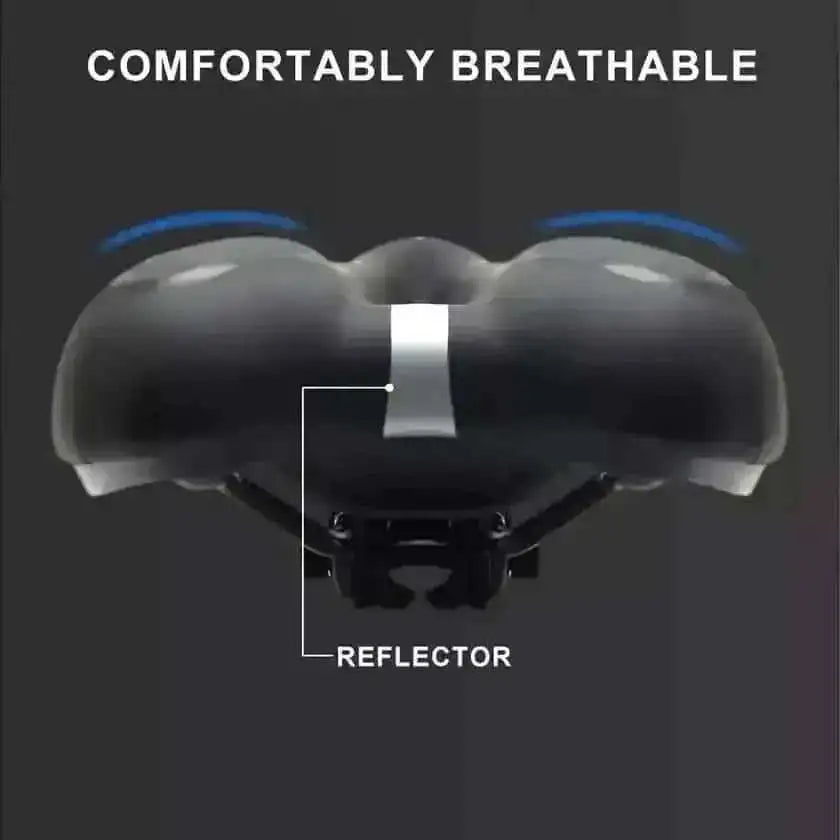 Comfortable Bike Seat - Bicycle Saddle Padded Waterproof Cartsfy Inc.