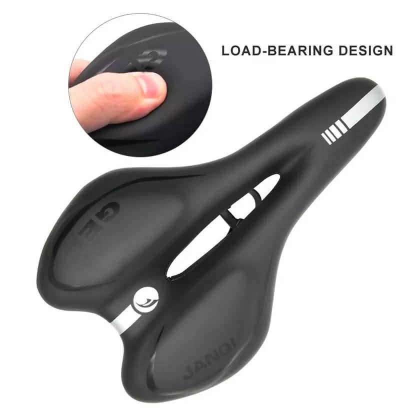 Comfortable Bike Seat - Bicycle Saddle Padded Waterproof Cartsfy Inc.