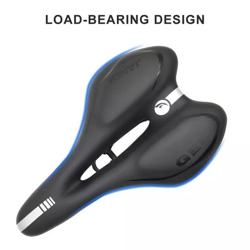 Comfortable Bike Seat - Bicycle Saddle Padded Waterproof Cartsfy Inc.