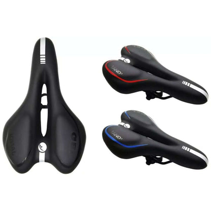 Comfortable Bike Seat - Bicycle Saddle Padded Waterproof Cartsfy Inc.