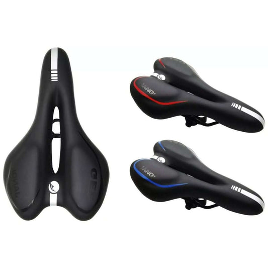 Comfortable Bike Seat - Bicycle Saddle Padded Waterproof Cartsfy Inc.