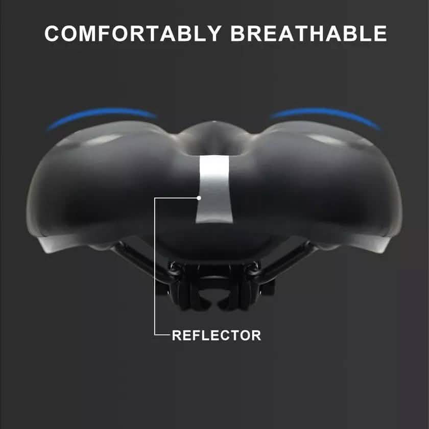 Comfortable Bike Seat - Bicycle Saddle Padded Waterproof Cartsfy Inc.