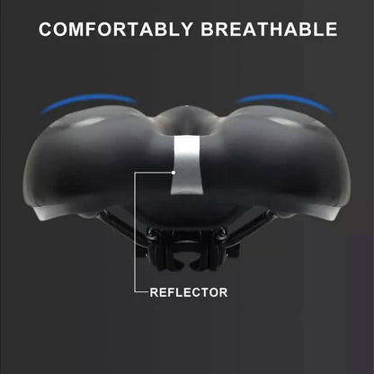 Comfortable Bike Seat - Bicycle Saddle Padded Waterproof Cartsfy Inc.