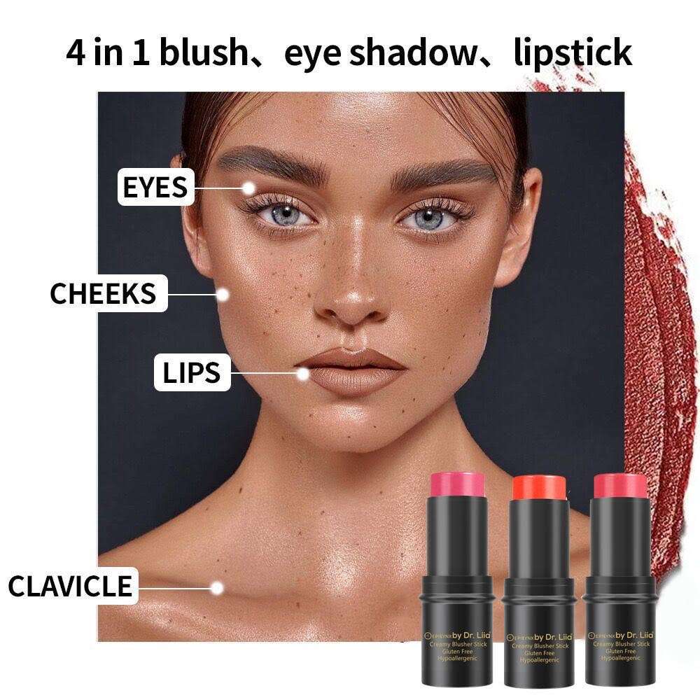 Compact Blush Stick for Cheeks, Lips, Eyes Cartsfy Inc.