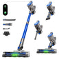Cordless Vacuum Cleaner with LED Light & Removable Battery – Blue Cartsfy Inc.